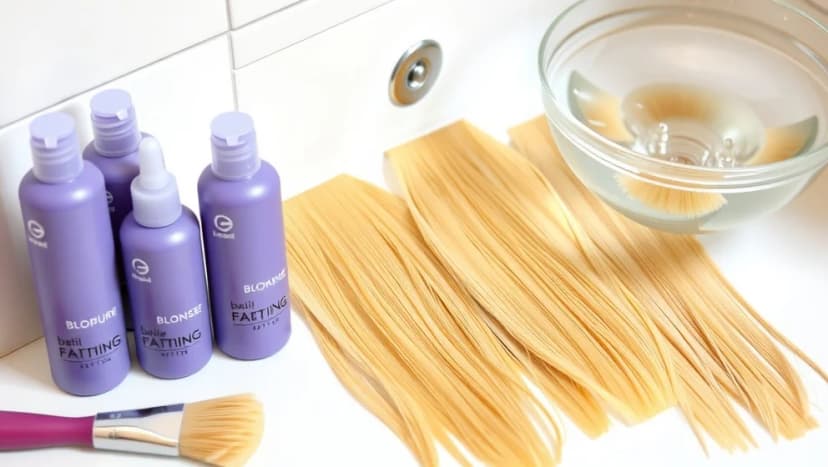 Färgbomb mot gult hår som faktiskt fungerar