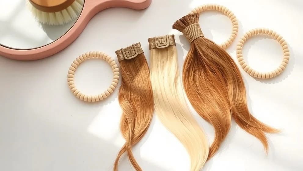 Hårsnodd med hår för perfekt frisyr