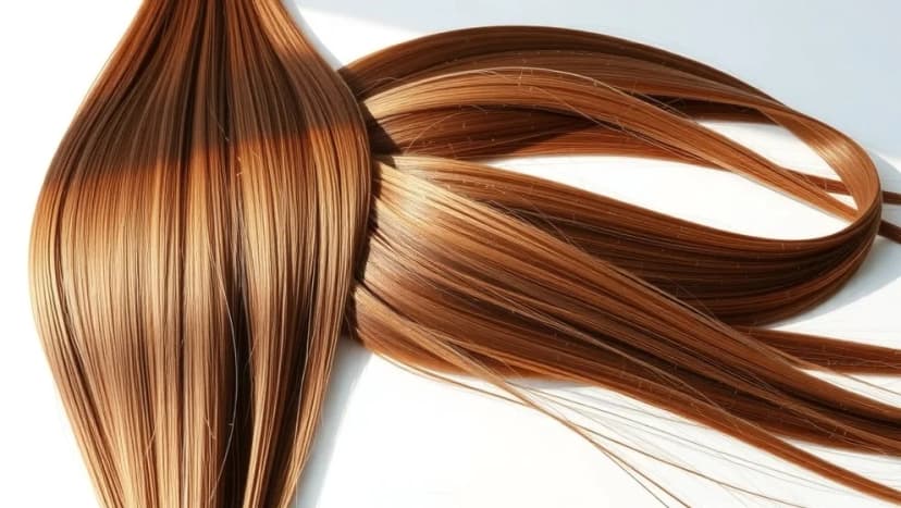 Löshår tofs äkta hår för volym och fullhet