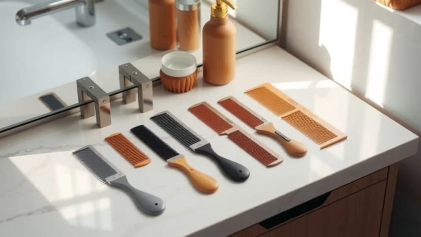 Styling kam herr för perfekt frisyr varje dag