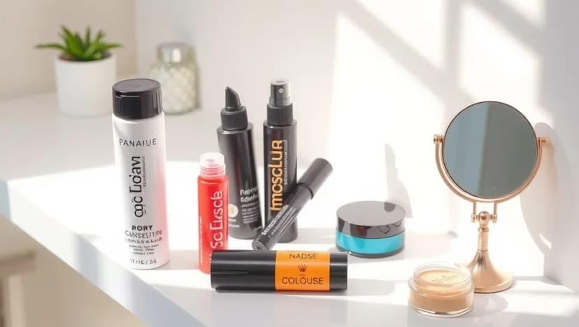 Täcka grått hår utväxt mellan färgningarna