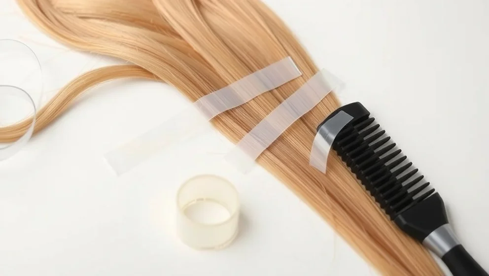 Tejp till löshår som håller hela dagen